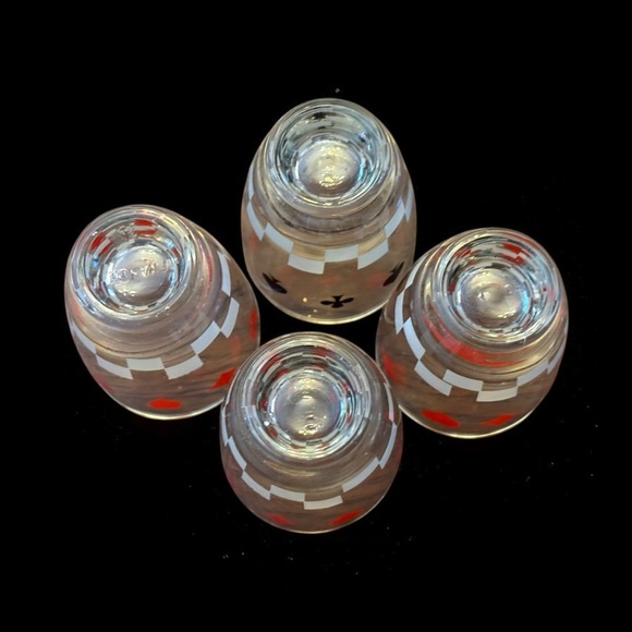 1950s/60s Luminarc French Liquor Decanter Set. Playing Card Motifs. - Picture 5 of 10